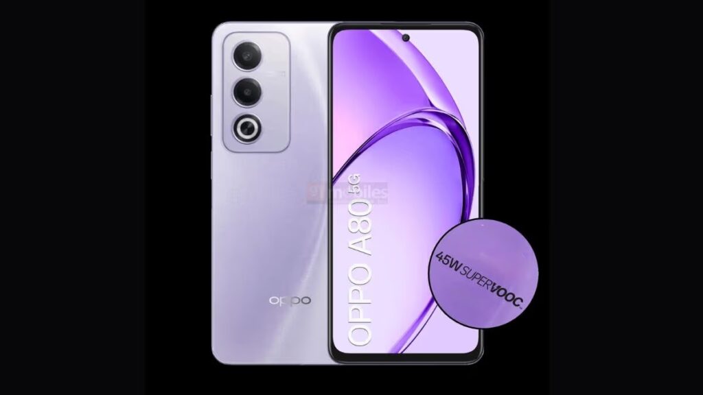 Oppo A80 5G ಯುರೋಪಿಯನ್ ಬೆಲೆ, ವಿನ್ಯಾಸ ಸೋರಿಕೆಯಾಗಿದೆ; MediaTek ಡೈಮೆನ್ಸಿಟಿ 6300 SoC ನಲ್ಲಿ ರನ್ ಮಾಡಲು ಸಲಹೆ ನೀಡಲಾಗಿದೆ