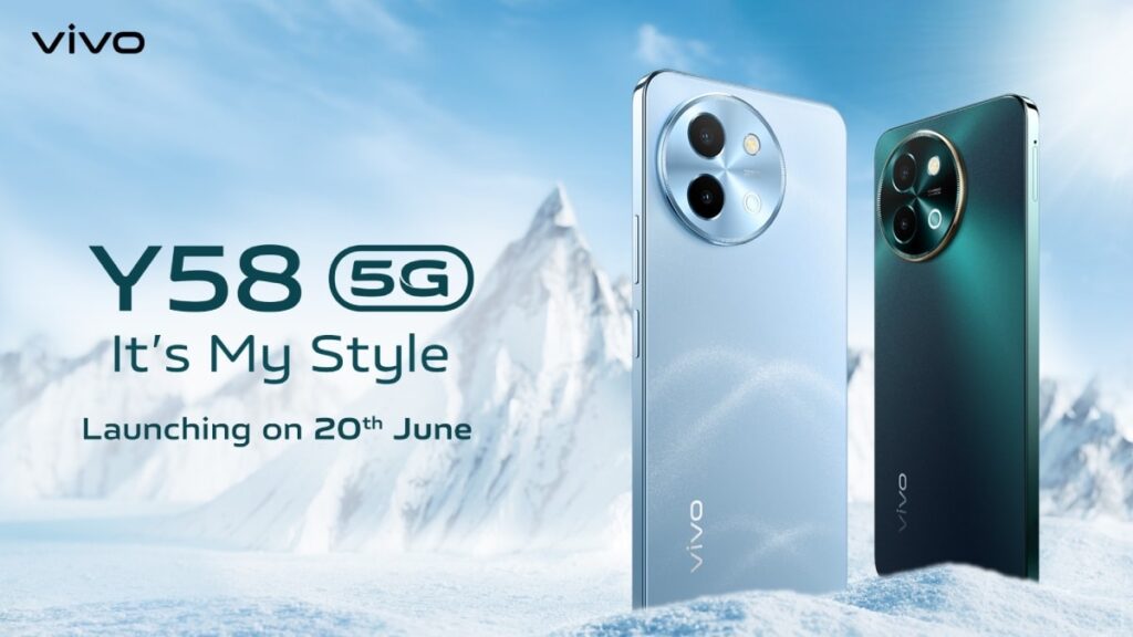 Vivo Y58 5G ಜೂನ್ 20 ರಂದು ಭಾರತದಲ್ಲಿ ಲಾಂಚ್ ಆಗಲಿದೆ, ವಿನ್ಯಾಸ, ಬಣ್ಣಗಳನ್ನು ಲೇವಡಿ ಮಾಡಲಾಗಿದೆ